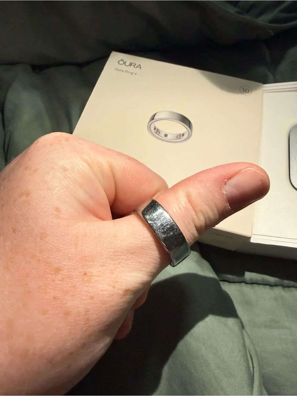 Oura Ring 4 Size 10 (Silver)